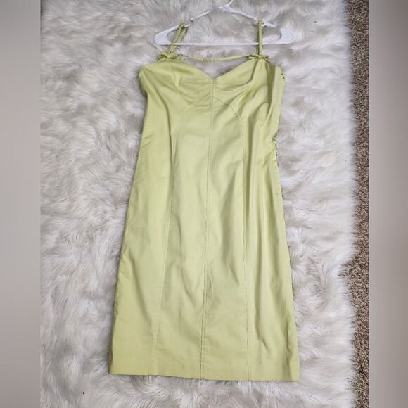Ideology lime green‎ NWT spaghetti strap summer dress 10 - Picture 10 of 10